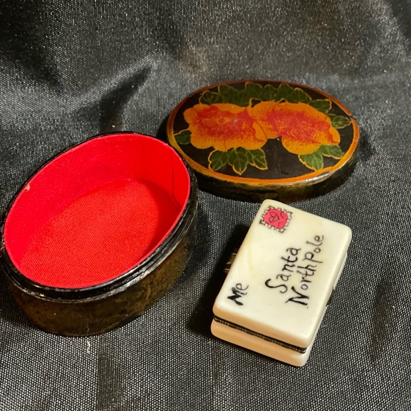 Vintage Santa letter, porcelain box with letter to Santa inside, in vintage box - Picture 8 of 15